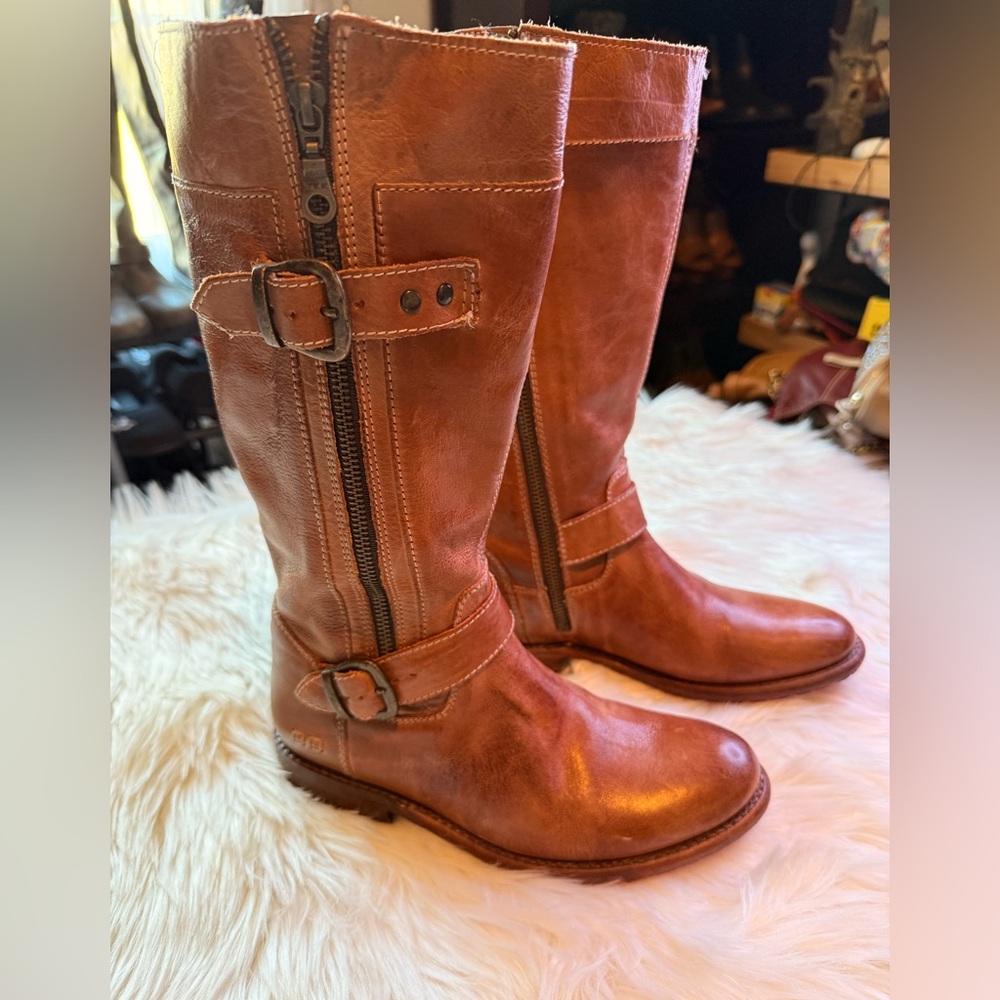 Bed Stu Gogo Lug Boots Cobbler Series Sz 8